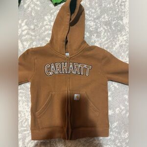 Carhartt Kids Tan Hoodie Jacket